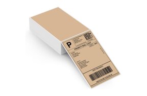 MUNBYN ΘΕΡΜΙΚΕΣ ΕΤΙΚΕΤΕΣ ΓΙΑ VOUCHER 102x152mm 220ετικ. ΚΑΦΕ